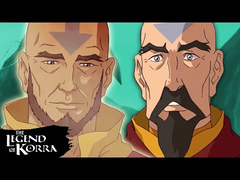 Aang Helps Tenzin Rescue Kya, Bumi, & Jinora In The Spirit World ⛓ Full Scene | The Legend of Korra