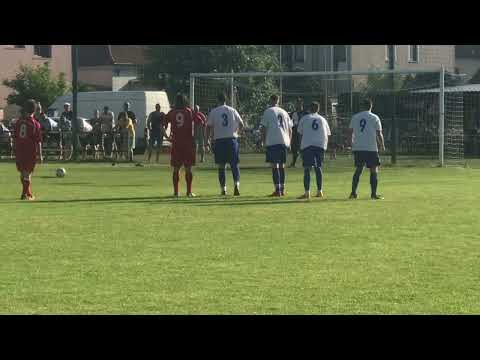 Písnice - Lipence 3:2, penalta Pavla Haška