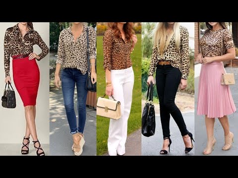 BLUSAS CON ESTAMPADO ANIMAL PRINT COMBINALAS DE FORMA ELEGANTE CON ESTILO Y CLASE / COMBINAR BLUSAS