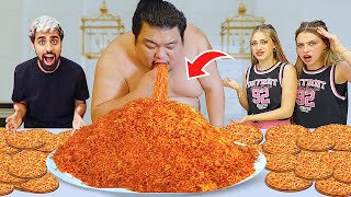 تحدي أحر وأخطر إندومي بالعالم مع اليوتيوبرز ???????? | الجائزة 10,000$