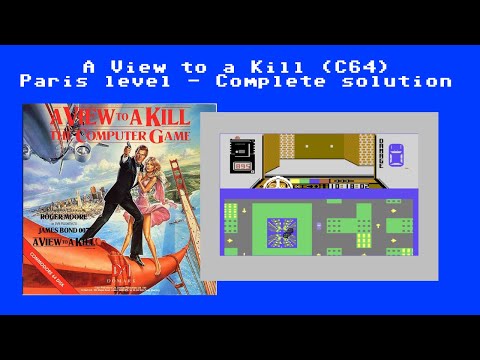 A View to a Kill - Paris Chase (C64) - Complete solution