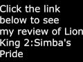 NDTV Lion King 2 Simba S Pride Trailer
