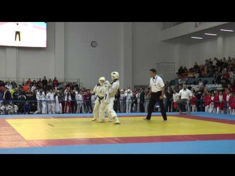 KWU-2014. Final - Lozanova Valeria vs. Sukhorukova Yuliya (Girls 13-14 years -45 kg)