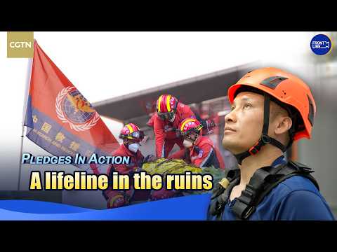 A lifeline through the ruins: Tian Yuan carved out a path of hope