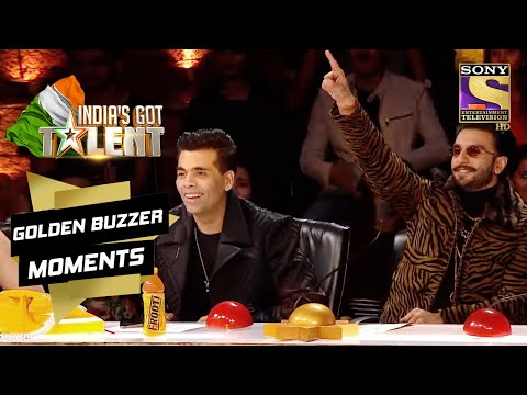 Bajirao Enjoys This Dance Act On 'Malhari' The Most | India's Got Talent | Golden Buzzer Moments