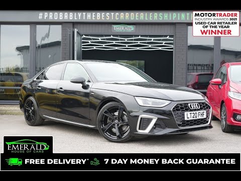 2020 20 AUDI A4 2.0 TDI S LINE 4D 161 BHP/LT20 FHF