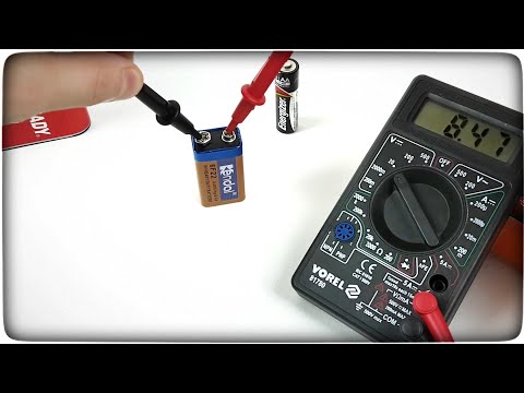 Jak zmierzyć napięcie stałe DC multimetrem elektronicznym?