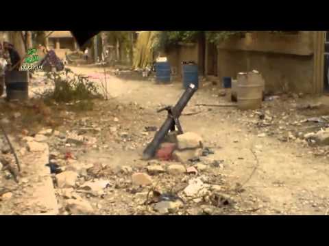 استهداف معاقل النظام بالهاون من قبل كتيبة شهداء الثورة التابعة لجيش القادسية في مدينة دير الزور