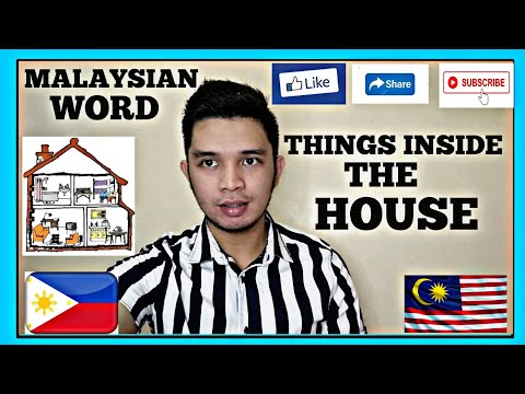 LEARN THINGS INSIDE THE HOUSE IN MALAY WORD