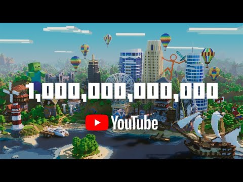 Um trilhão de visualizações do Minecraft no YouTube, e cada vez mais