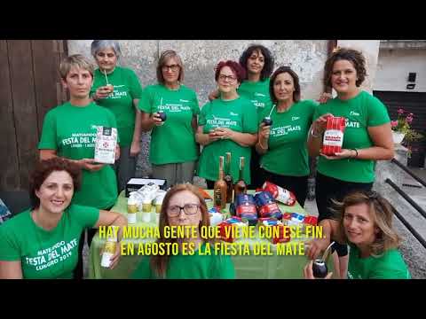 En Lungro Italia se toma mate