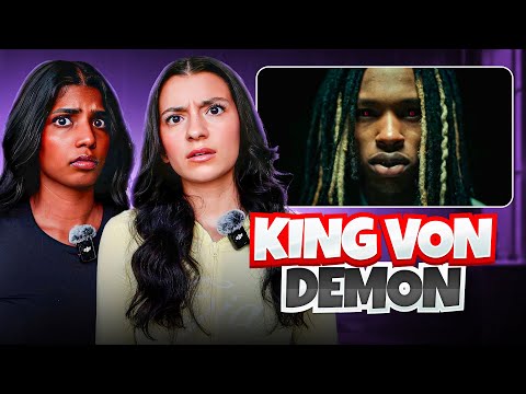Canadian Girls React to King Von “Demon” 😰 The Scariest One Yet? #kingvon #chicagodrill #reaction