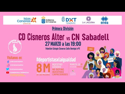 2021-03-27 PRIMERA DIVISION MAS: Cisneros Alter Voleibol - CN Sabadell