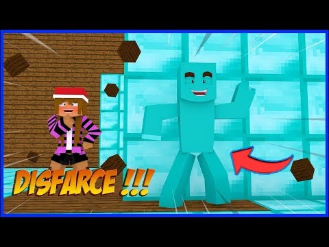 Minecraft: Disfarce De diamante -Esconde- Esconde