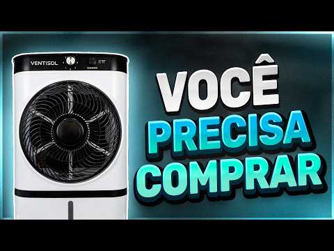 NOVO CLIMATIZADOR BARATO da VENTISOL CLI-09 - TESTE e REVIEW