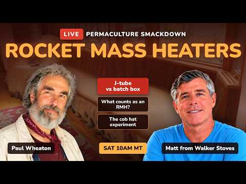 J-Tube vs. Batch Box: The Ultimate Rocket Mass Heater Showdown LIVE with Walker Stoves