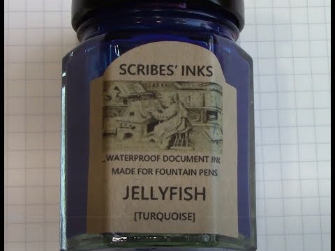 Scribe's Inks - Jellyfish Permanent Ink Review