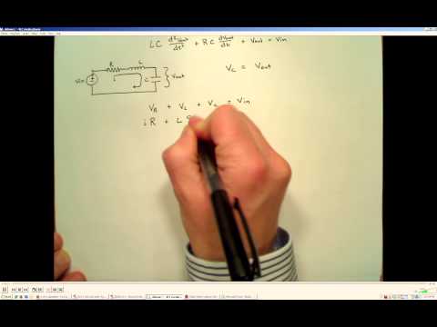 ENGR 313 - 06.26 Step Input Problem 1 Using Mesh Current Method