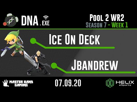 DNA.EXE S7:W1 - Ice On Deck (Toon Link) Vs. Jbandrew (Cloud) - Pool 2 WR2