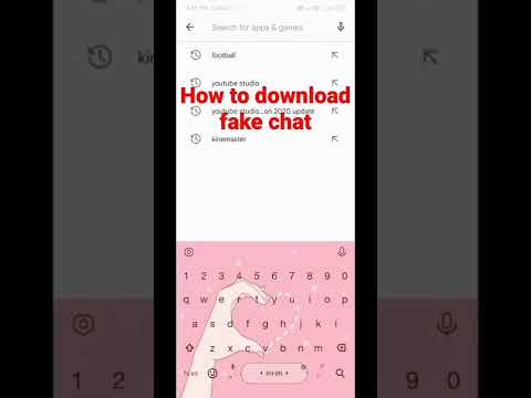 How to download fake whatsapp chat😍😍... #fakechat #public #youtube #foryou #video