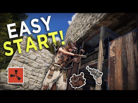 DECAYING BASES make it the EASIEST START to the WIPE! - Rust Solo Survival #1