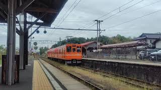 【平地でのスイッチバック】一畑電車一畑口駅　スイッチバックの様子