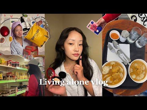 LIVING ALONE vlog🍜 unboxing parcels,back to my room , north-east Indian girl