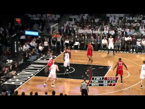 NBA, playoff 2014, Raptors vs. Nets, Round 1, Game 6, Move 18, Marcus Thornton, layup