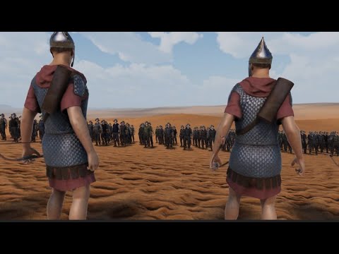 10000 Roman Archer vs 10000 medieval archers
