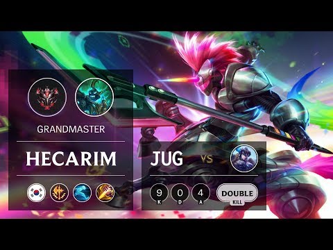 Hecarim Jungle vs Sejuani - KR Grandmaster Patch 9.12