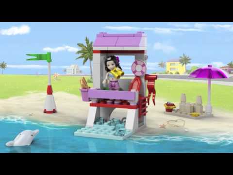 Vidéo LEGO Friends 41028 : Le poste de sauvetage d'Emma
