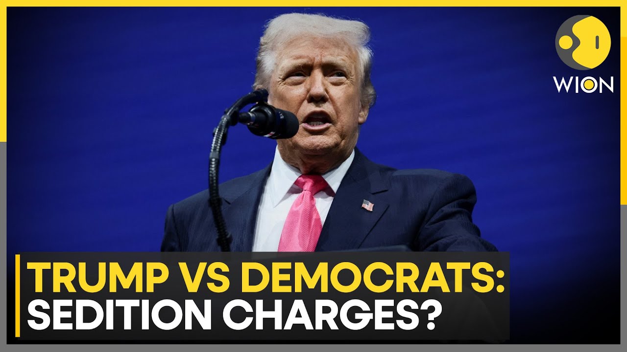 Trump vs Democrats: Trump Threatens Democrats with Sedition Charges Over Military Video | WION