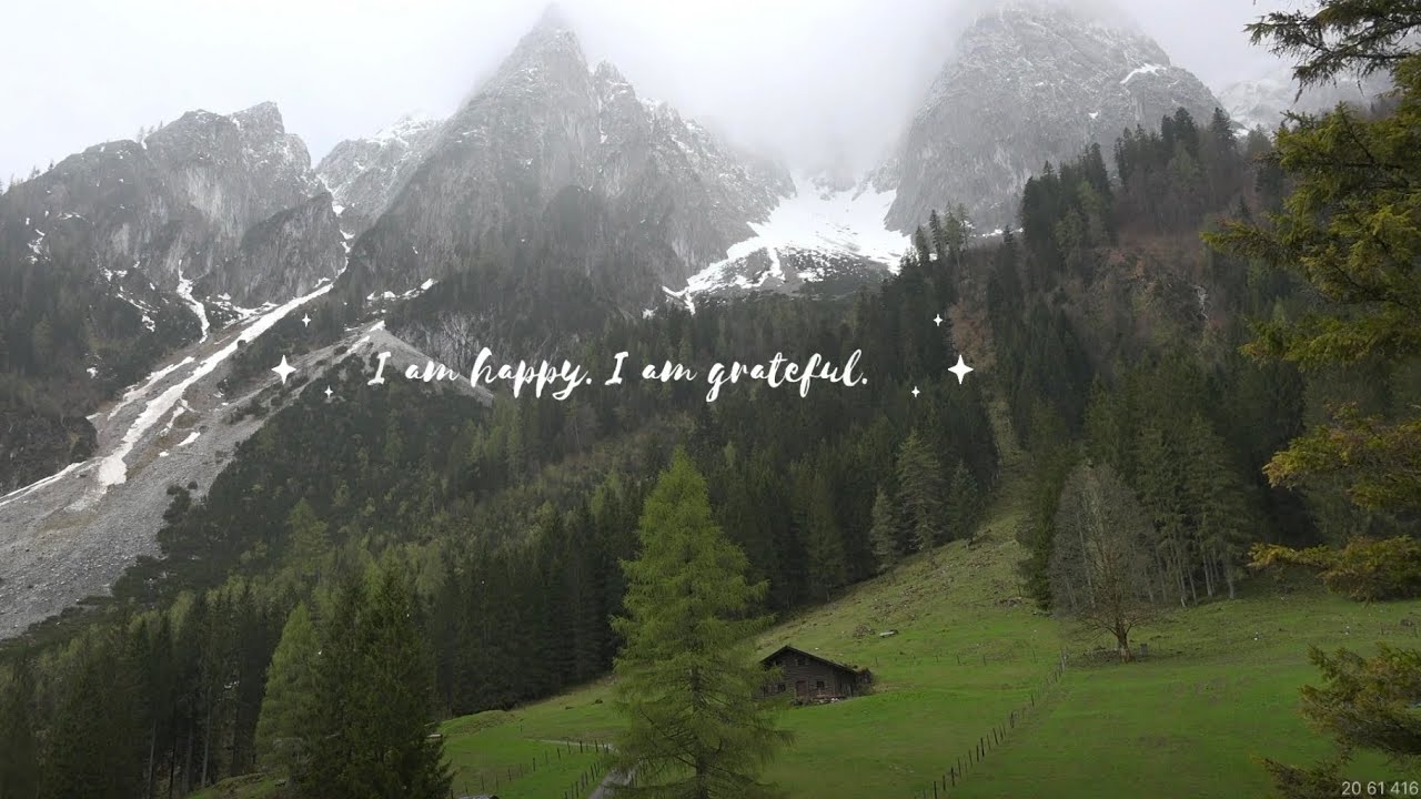 Autumn Sky Serenity: Peaceful Meditation Music with Breathtaking Mountain Views 🪴🤍