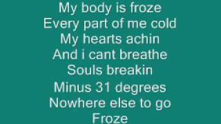 Chris brown  Froze lyrics