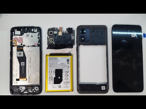 Motorola E13 disassembly LCD replacement