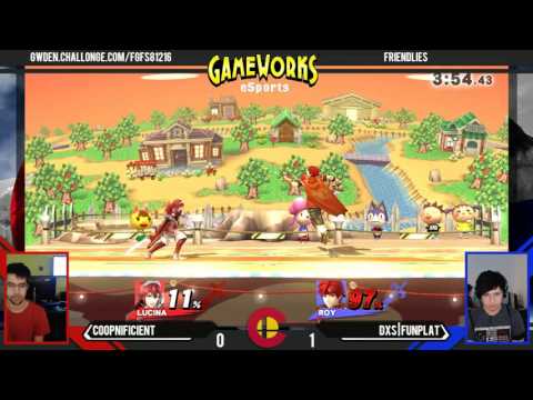 Coopnificient (Donkey Kong, Lucina) Vs. DXS|Funsplat (Roy) - WR1