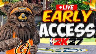 FIRST LOOK AT NBA 2K27 PARK! *LIVE* EARLY ACCESS to NBA 2K27! MAKING OUR FIRST BUILD LIVE!
