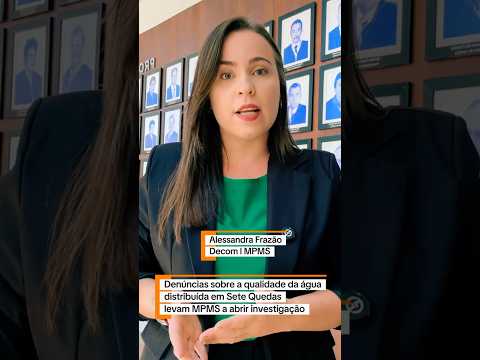 Denúncias sobre a qualidade da água distribuída em Sete Quedas levam MPMS a abrir investigação