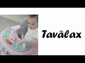 6in1 Ergonominė Vaikštynė kūdikiui su muzikiniu pultu, reguliuojamu aukščiu ir 360° tyliais ratukais Tavalax