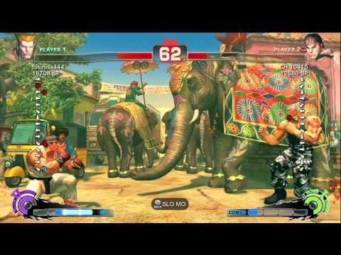 CH 10415 [Ryu] vs tosihisa444 [Guile] SSF4 Japanese Online Ranked Matches - TRUE-HD