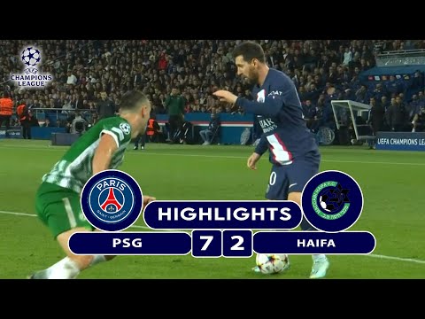 PSG 7 - 2 Maccabi Haifa | Highlights | UEFA Champions League | 26th October 2022