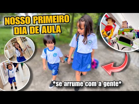 PRIMEIRA VEZ DO NOAH NA ESCOLA * Se arrume com a gente pro nosso primeiro dia de aula em 2024 *