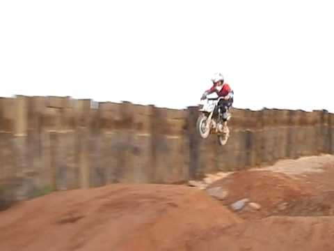 bad ass 8yr old clearing 20ft gap JETT DAFFNER