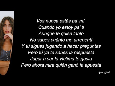 TINI, BM, Big One - Lágrimas LETRA