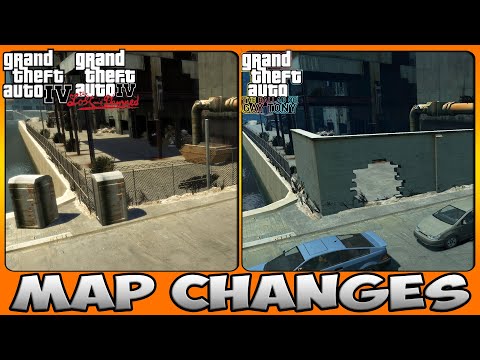 How the GTA 4 Map changed over time