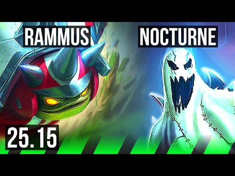 RAMMUS vs NOCTURNE (JGL) | 43k DMG | KR Diamond | 25.15