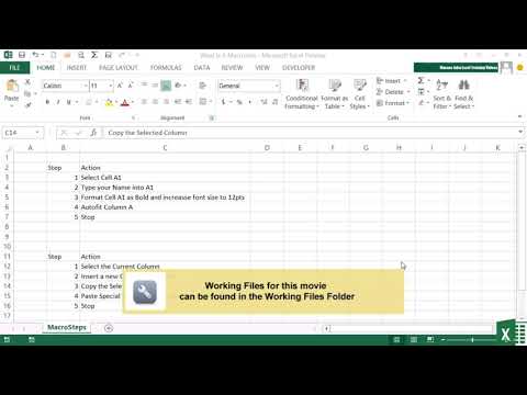 4. Creating And Running Your First Macro || VBA Tutorial || Lecture || Microsoft Excel ||