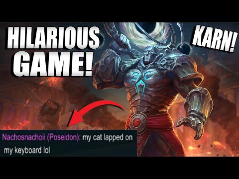 MAGIC THE GATHERING KARN SKIN IS SO COOL! CRAZY GAME! - Masters Ranked Duel - SMITE