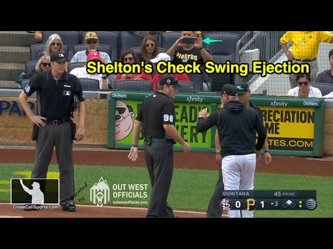 Ejection 160 - Derek Shelton Tossed After Clint Vondrak Calls Bryan Reynolds for Check Swing Strike