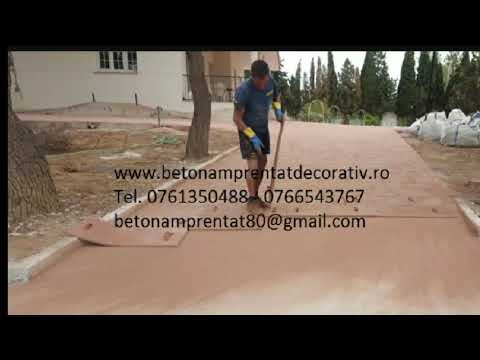 Beton Amprentat Recea - Mehedinti Tel.0761350488 -0766543767